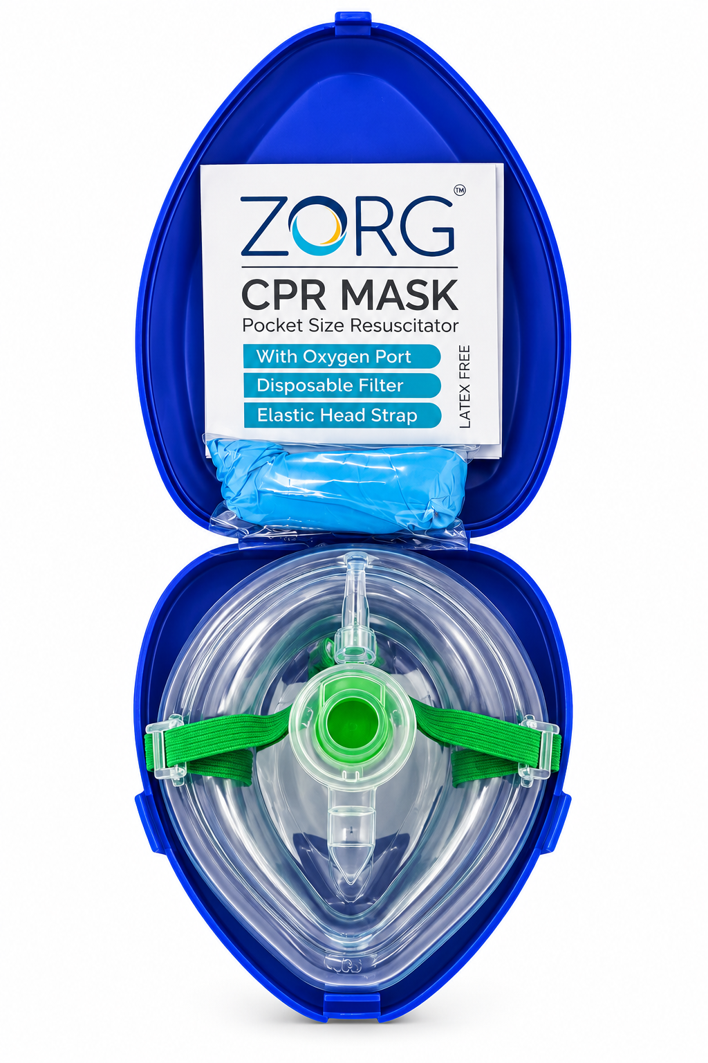 ZORG CPR Pocket Resuscitation Mask - Product showcase image 3 at LFA First Response